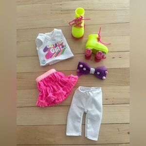 Glitter Girls Roller Skates and Outfit for 14.5 inch Dolls